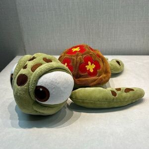 Disney Store Finding Nemo Squirt Turtle Plush Stuffed Animal Toy 14" Official Au